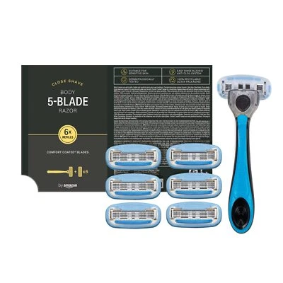 Men Rasoir corps et intime Pour Homme 5 lames et 6 recharges - Photo 1/4