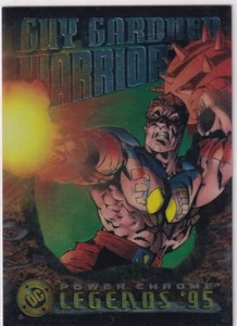 1995 Skybox DC Power Chrome Legends '95 No. 44 Guy Gardner Warrior Solo Quest - Foto 1 di 2