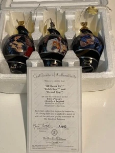 V.RARE: Elvis Ceramic Baubles *MINT BOXED COA NUMBERED* SET 4 of 4 - Picture 1 of 8