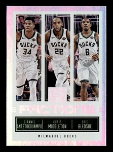Giannis Antetokounmpo 2018-19 Panini Status #2 Milwaukee Bucks Factions - Picture 1 of 2