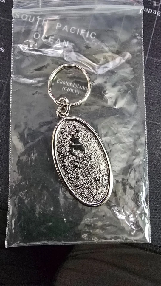 Vintage, 1996 Atlanta Olympic Game Keychain, USA Silver - Image 1 of 1
