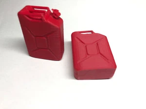 rc rock crawler parts accessories scale Jerry cans x2 1/10 scx10 traxxas hpi - Picture 1 of 6