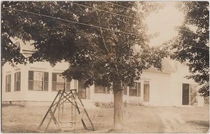 Maine Me Real Photo RPPC Postcard 1913 NORRIDGEWOCK Homes Swing - Picture 1 of 1