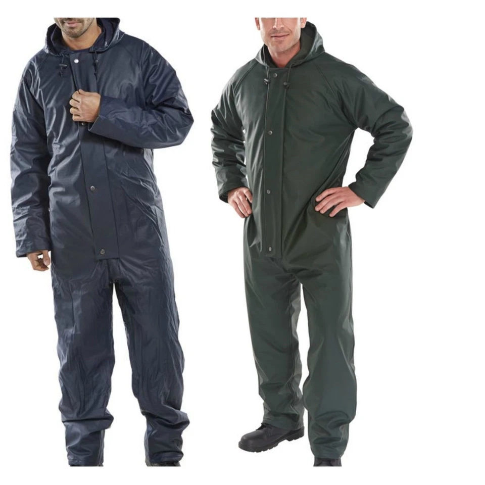 SUPER BDRI PADDED WATERPROOF COVERALL THERMAL LINED WINTER PU BOILERSUIT FISHING - Image 1 of 1