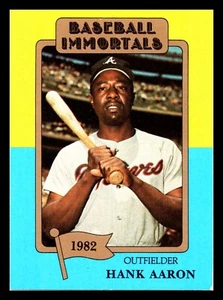 Hank Aaron Atlanta Braves 1980 TCMA Baseball Immortals Card #177 - Picture 1 of 2