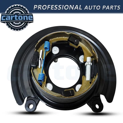 Rear Parking Brake Assy with Backing Plate for Dodge Ram 2500 Ram 3500 2009-2011 - Image 1 of 4