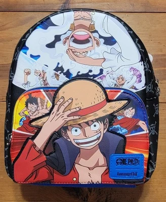 Mini mochila Loungefly de una pieza Luffy Collage Foto 1 de 2