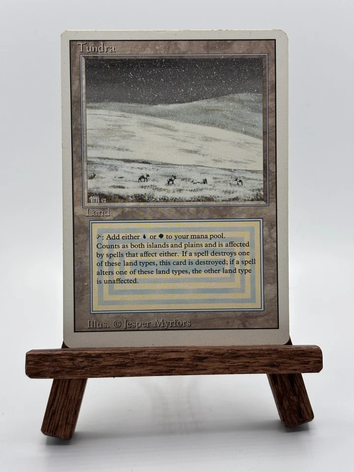 Tundra Revised MP+ Reserved List Azorius Dual Land MTG Magic The Gathering - Image 1 of 4