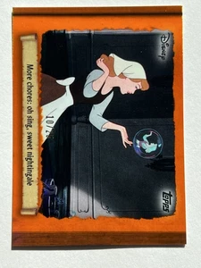 2025 Disney Wonder Cinderella Story #C75-7 Orange Parallel #/25 SSP RARE Topps - Picture 1 of 4