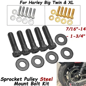 2-1/2" Rear Pulley Allen Bolts Harley Sprocket Mounting Hd 7/16"-14 - Picture 1 of 13