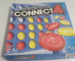 Hasbro Gaming Connect 4 Classic Grid, 4 en fila juego, juego de mesa de estrategia - Imagen 1 de 3