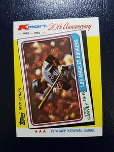 Steve Garvey Los Angeles Dodgers 1982 Kmart espalda en blanco raro WOW RARO - Imagen 1 de 2