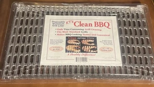 Clean BBQ - Fodera per griglia monouso in alluminio. Set 12 fogli di topper per griglia - Foto 1 di 1