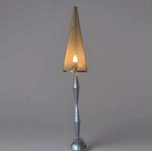 Design Lampe Kovacs Sonneman für Escapade Paris Vintage 1980 Metall und Chrom - Bild 1 von 24
