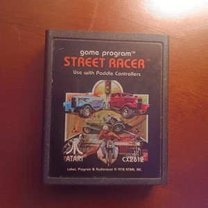 Street Racer Atari 2600 1978 Game Program Cartridge  - Picture 1 of 1