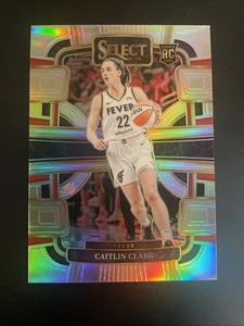 2024 Panini Select WNBA - Concourse Caitlin Clark #72 Silver Prizm (RC) (63) - Picture 1 of 2