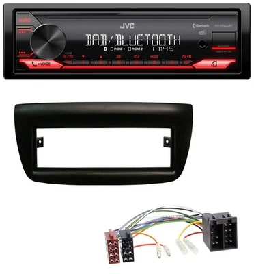 JVC Bluetooth USB DAB MP3 Autoradio für Fiat Doblo 12-15 Opel Combo 10-15 - Bild 1 von 4