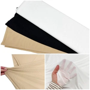 Stretch Power Mesh Fabric Soft Net Dance Costume Skin Tone Lingerie Dressmaking - Picture 1 of 16