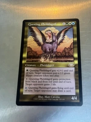 Questing Phelddagrif LP Planeshift Vintage Magic Card, COMBINED SHIPPING - Image 1 of 2