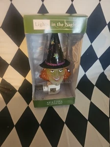 Seasons of Cannon Falls Halloween Bruja Rara Luz Nocturna Nuevo - Imagen 1 de 5