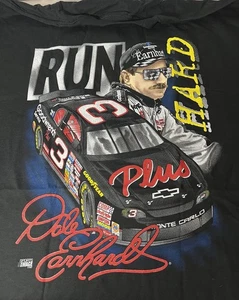 Vintage 1997 Dale Earnhardt - Run Hard - Stop Fast T-Shirt - Sports Image - Race Tee - XL - Bild 1 von 6