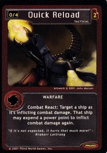 Quick Reload - Promo - FRS Promo - Firestorm CCG - Imagen 1 de 6