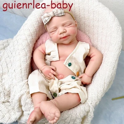 GUIENRLEA 50cm silicone boy doll silicone reborn doll handmade whshable toys gifts crafts
