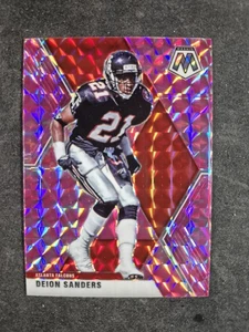 Panini Mosaic #18 2020 Deion Sanders Prizm camuflaje rosa Atlanta Falcons patio NFL - Imagen 1 de 2