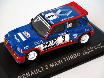 RENAULT 5 MAXI TURBO - 1985 1:43 - IXO/ALTAYA - Jean Ragnotti / P. Thimonier #3 - Image 1 of 4
