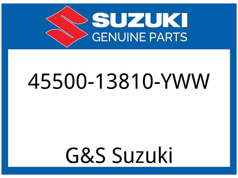 JUEGO CAJA SUZUKI OEM PIEZA 45500-13810-YWW, COLA ASIENTO (BLANCO) Foto 1 de 1