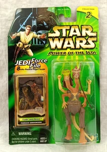 Figura Hasbro 2000 Star Wars FODE AND BEED-PODRACE ANUNCERS Power Of The Jedi - Imagen 1 de 2