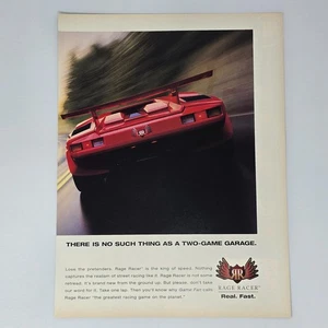 Rage Racer PlayStation 1 PS1 Real Fast Print Ad/Poster Promo Art - Picture 1 of 2