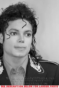 FOTO RARA DE 8x10 de Michael Jackson 1994 mirando a la izquierda (1) - Imagen 1 de 1