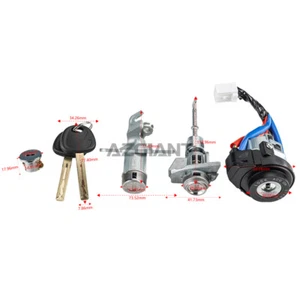 Car Door Lock Cylinder Key Ignition Start BARREL For Hyundai Tucson 2004-2012 - Foto 1 di 26