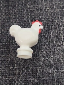White Rooster / Chicken Minifigure Animal Brick Bricks Lego  NEW - Picture 1 of 2