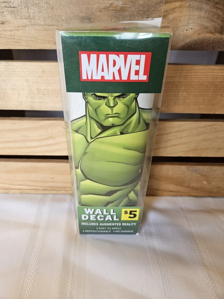 Marvel Hulk Wall Decal Augmented Reality Action Reusable Peel Stick