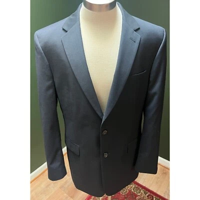 Jos A Bank 100% Wool Signature Collection Blazer Navy Blue 41 Long - Image 1 of 4