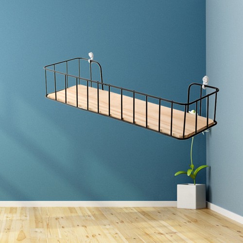 Wall Mounted Shelves Room Wallmounted Shelf Iron Wall Shelves eBay