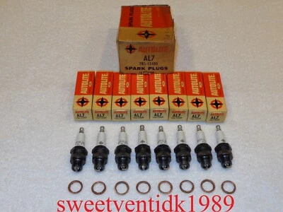 ‘NOS’ Autolite AL-7 Spark Plugs...‘Star Logo’...made by Autolite /FORD...AL7  - Image 1 of 4