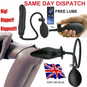 Anal Butt Plug Dong Prostate Massager Masturbator Sex Toys for Men Women Couples - Picture 1 of 13