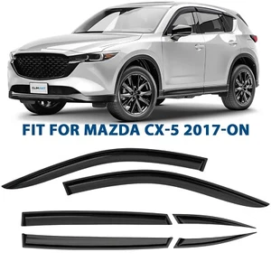 Rain Guards Vent Visors Shade for 2017-2025 Mazda CX-5 SHATTERPROOF - Picture 1 of 10