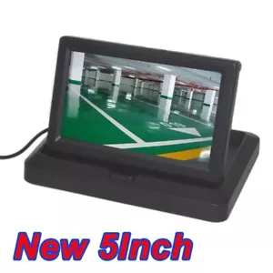 5-inch Folding Digital Car Monitor 2-Channel Video Monitor - Picture 1 of 4