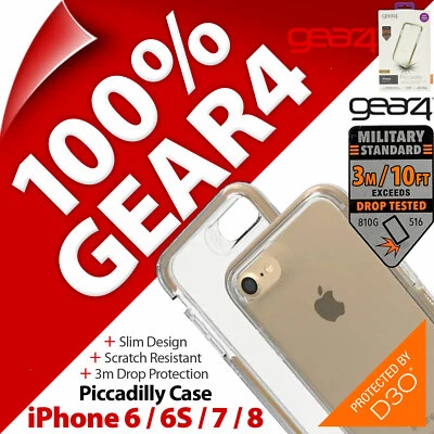 Gear4 Piccadilly D3O 3m Drop Case for Apple iPhone 6, 6S, 7, 8, SE 2020 (4.7") - Image 1 of 4