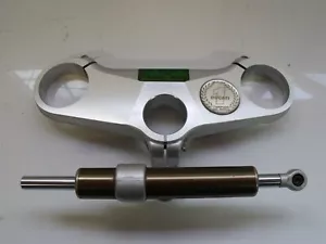 DUCATI 916 OEM UPPER FORK CLAMP YOKE + STEERING DAMPER 53MM 748 996 998 - Picture 1 of 4