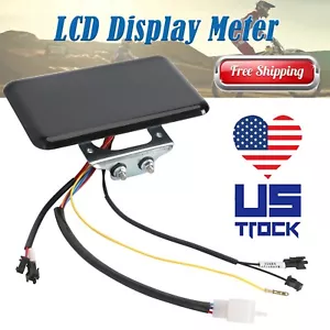 48V-72V LCD Display Meter Bedienfeld Digital Tacho für E-Bike Roller - Bild 1 von 13