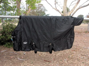 HORSE & WESTERN TACK TOUGH 1 2100D WATERPROOF TURNOUT RUG XHEAVY WEIGHT 6' 9" - Picture 1 of 2