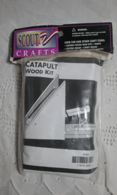 Vintage 1996 Catapult Wood Kit Scout Crafts - Image 1 of 4
