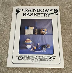 Vintage Illustrated Basket Weaving Instructions Book Rainbow Basketry - Bild 1 von 2