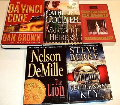 Lot of 5 Fiction Novels by Various Authors - Coulter, Brown, DeMille, Berry - Image 1 of 4