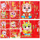 60 chinesische rote Neujahrsumschläge für Drachenmondfrühlingsfest